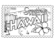 hawaiian luau coloring pages