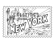 USA-Printables: State of New York Coloring Pages - New York tradition