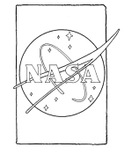 NASA begins coloring page