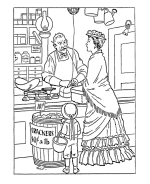 Early America coloring pages