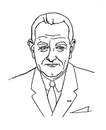  Lyndon B Johnson coloring page